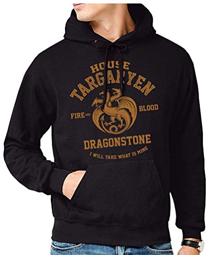 the Fan Tee Sudadera de Hombre Juego de Tronos Tyrion Snow Dragon Daenerys Stark 061 L