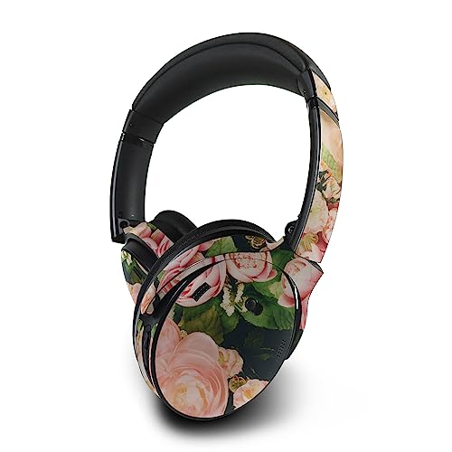 Image of MightySkins Skin Compatible with Bose QuietComfort 45 Headphones - Faded Roses | Protective, Durable, and Unique Vinyl Decal wrap Cover | Easy to Apply, Remove, and Change Styles | Made in The USA