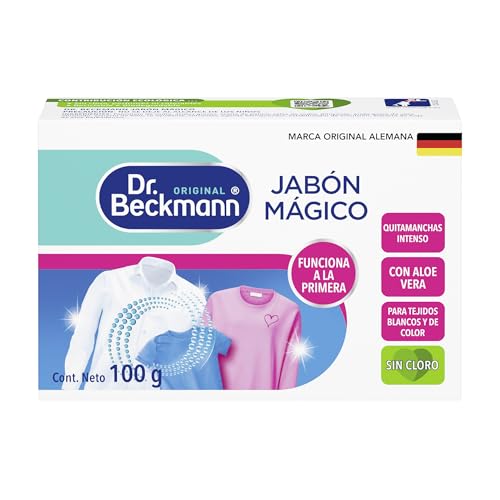 Lista de Tapicería disponible en línea para comprar. 46 Dr. Beckmann, Jabón Mágico, Quitamanchas Intenso, Remueve Manchas, para Ropa Blanca y de Color, Tapicería, Alfombras, Sillones, con Aloe Vera, Calidad Alemana, 100 g