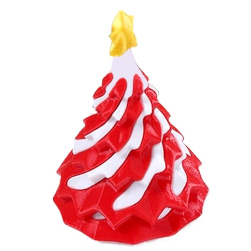 Juguete Festivo navideño inquieto, diseño de Paso, 5x5x7,5 cm, Cono Imposible de árbol de Navidad, diversión del árbol de Navidad inquieto, para Adolescentes, niños, niñas Juguete Festivo navideño inquieto, diseño de Paso, 5x5x7,5 cm, Cono Imposible de árbol de Navidad, diversión del árbol de Navidad inquieto, para Adolescentes, niños, niñas