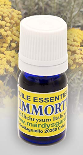 Huile essentielle d'immortelle Biologique 5 ml, origine Corse (Hélichrysum Italicum) LIVRAISON OFFERTE