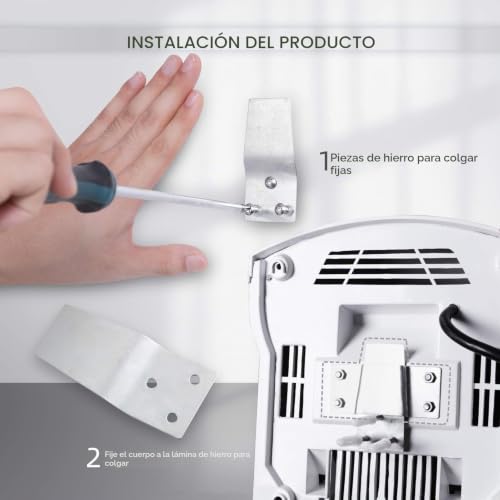 Miniatura 4 de Modunful Secadores De Manos Automáticos Con Calefacción Eléctrica Para Inodoros Comerciales, Extra Silenciosos De Bajo Ruido 40 Db , Tipo Montado En La Pared 2000w