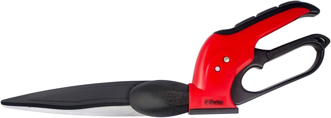 Darlac Swivel Shear – 360° Swivel Action Ideal for Grass Trimming & Edging, Deadheading & Topiary Work – 12 Cutting Positions for Accuracy – Enclosed Grip, Single Hand Use & Razor Sharp