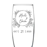 Cadeau original pour les mariages : verres à champagne personnalisés pour des fêtes ou des célébrations spéciales. Une surprise originale pour les mariés ou les anniversaires qui pourront réutiliser comme vaisselle et souvenir d'un événement inoubliable.