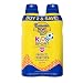 Banana Boat Sunscreen Kids Sport, Tear-Free Broad Spectrum Sunscreen Spray - SPF 50-6 Ounce Twin Pack