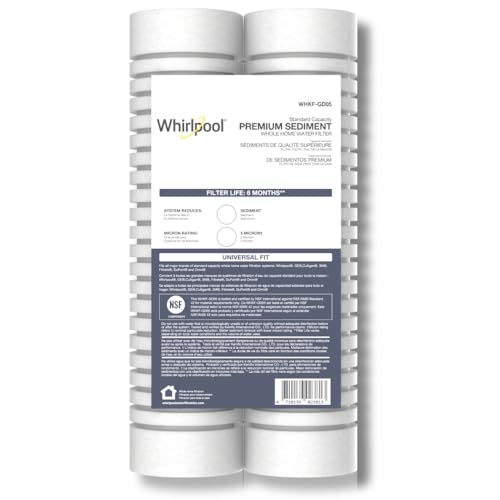 WHIRLPOOL Standard Capacity Whole House Filtration Replacement Filter  - Key Features