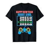 Felice Anno Nuovo 2023 Videogiochi Maglietta