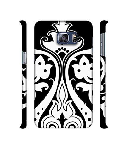 Image of Amazon Brand - Solimo Designer S Shape Rangoli 3D Printed Hard Back Case Mobile Cover for Samsung Galaxy S6 Edge Plus