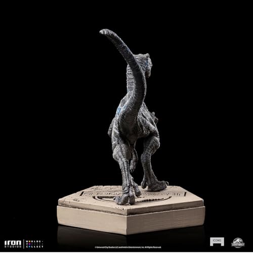 Velociraptor Blue Iron Studios Jurassic World Icons mini statue de collection de 9 cm - 5