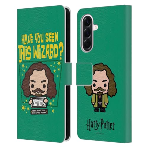 Étui Harry Potter Samsung A56 5G Head Case Designs Housse Portefeuille en Cuir Sirius Black