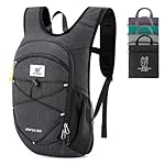 SKYSPER Mochila Plegable Ultraligera 15L, Mochila ...: Espacioso y organizado: esta mochila plegable de 15 litros cuenta con múltiples compartimentos para un embalaje y una organización sencillos. La amplia abertura del compartimento principal permite un fácil acceso, mientras que esta pequeña mochila ta...