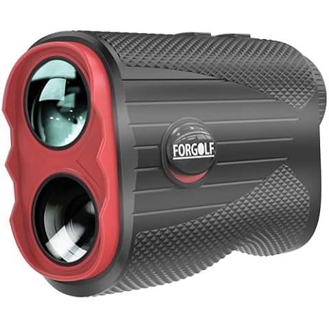 Magnetic Golf Rangefinder with Slope, 1200 Yards Rechargeable Rangefinder with 7X Magnification, Flag Pole Locking Vibration Range Finder Golf, for Golfers Cover