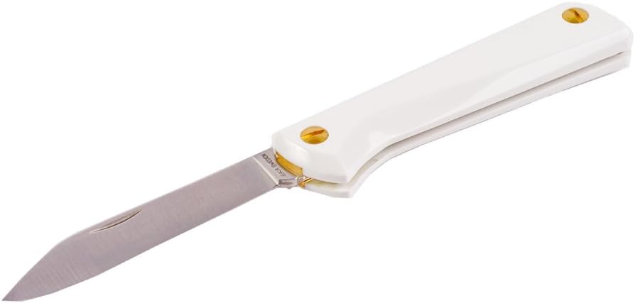 EKA 725504 Swede 38 Folding Knife, White
