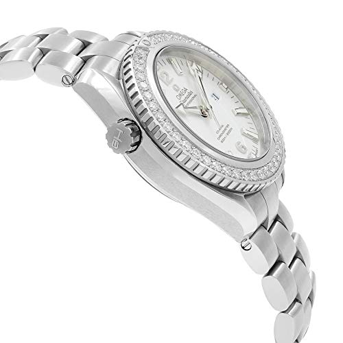 Omega Seamaster Planet Ocean Automatic Diamond White Dial Stainless Steel Ladies 37.5mm Watch 232153820040014