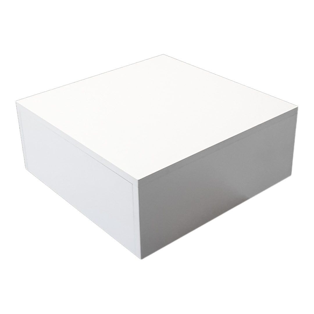 Mannequin Display Pedestal Stands, Bridal Shop Square Plinth Raiser Table, Party Event Decor Platform Base Stands For Model Jewelry Display Home Boutiques. (500x500x200mm)