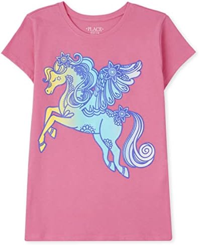 The Children's Place Girls Short Sleeve Graphic Tee
