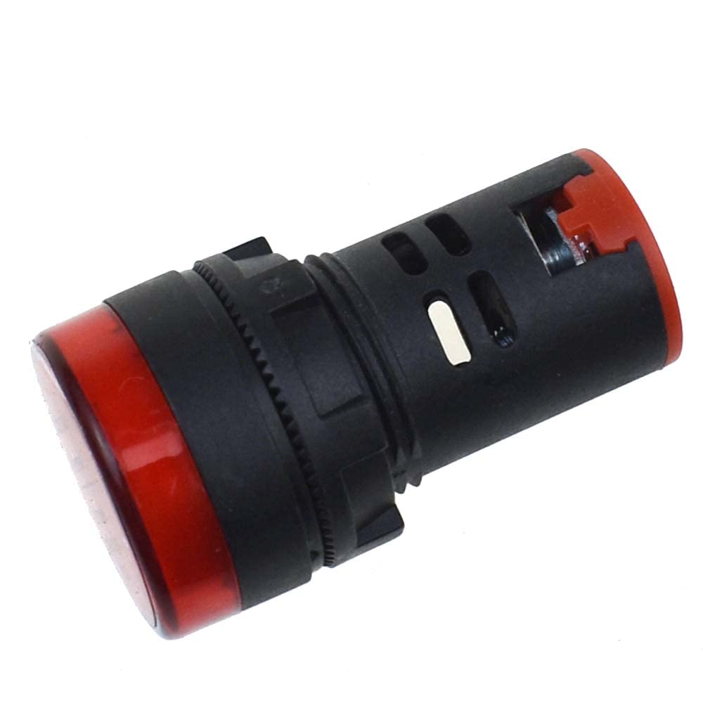 GUUZI 16 Pezzi Indicatore Luminoso Rosso/Giallo/Blu/Verde 22mm LED Pannello Pilota AC 220V-380V 20mA Indicatore Lampada Di Segnalazione (Ogni Colore 4 Pezzi - Foto 3