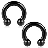 Algopix Similar Product 10 - BodyJ4You 2PC Horseshoe Circular