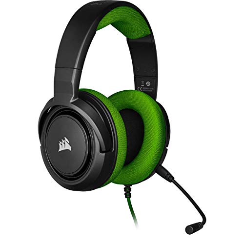 Corsair Gaming Headset HS35 Stereo Stereo Gaming Headset -Green- PC PS4 Switch SP866 CA-9011197-AP – Image 3