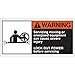 Brady 96163, Cema Safety Label, (12 Packs of 5 pcs)