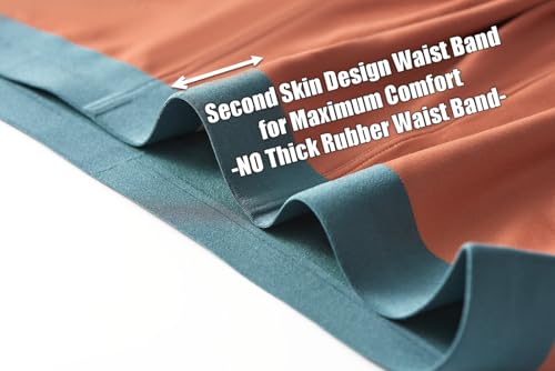 Mens Trunks Underwear - Micro Modal Seamless Boxer Briefs - Breathable Cooling Trunks - Underwear Pack3