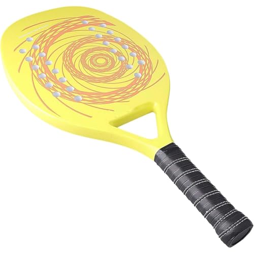 Kit Raquete Para Beach Tennis Profissional em Fibra Carbono Com Capa Protetora e 3 Bolinhas de Beach