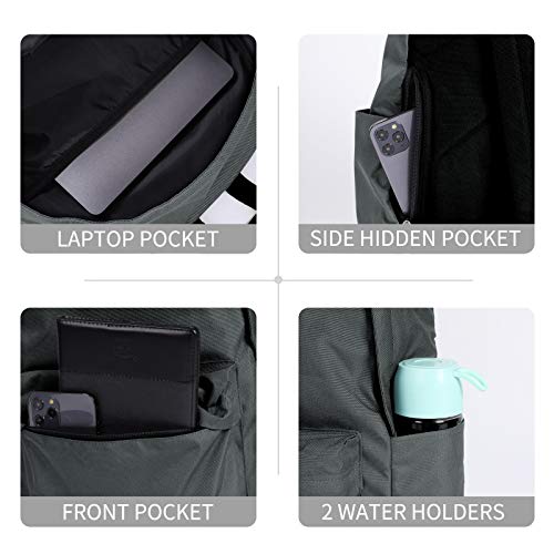 Vorspack Backpack Lightweight Backpack For College Travel Work For Men And Women - Grey One-Size #TOP3