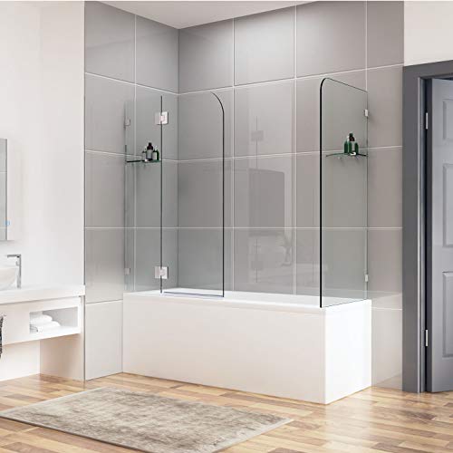bath frameless shower door