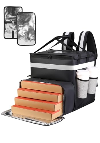 Bodaon Food Delivery Backpack with 2 Base Plates,...