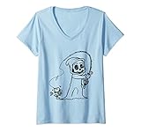 Photo Gallery donna camicia da pesca divertente grim reaper uomo donna bambini maglietta con collo a v Photo Gallery donna camicia da pesca divertente grim reaper uomo donna bambini maglietta con collo a v