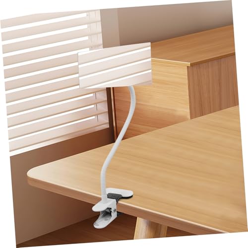 Miroir de bureau blanc POPETPOP miroir à main esthétique avec clip de fixation - 6