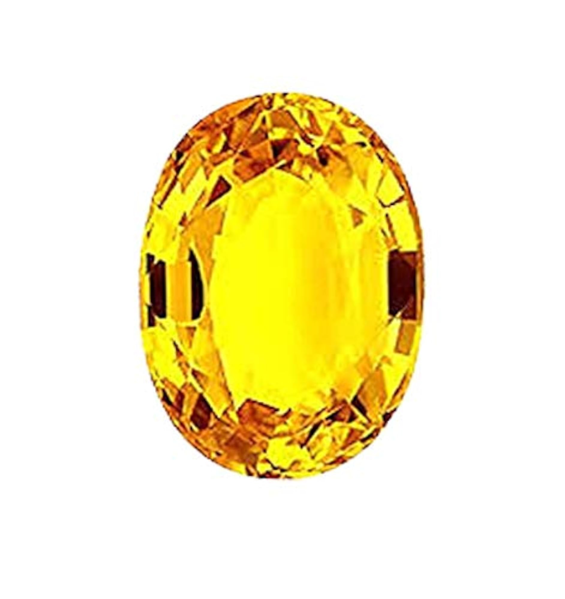 Certified Natural Yellow Sapphire Pukhraj Gemstone, 4.25 Ratti