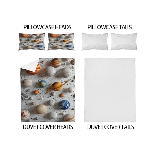 Housse de couette graffiti noir et blanc 135x200 microfibre - 4