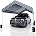 Carport 3x6 m Zeltgarage Carport mit Dach, UV-beständig wasserdicht Garagenzelt Unterstand Lagerzelt Weidezelt Garagenüberdachung für Auto, SUV, LKW, Boot, Auto Garage Zelt für Garten Party