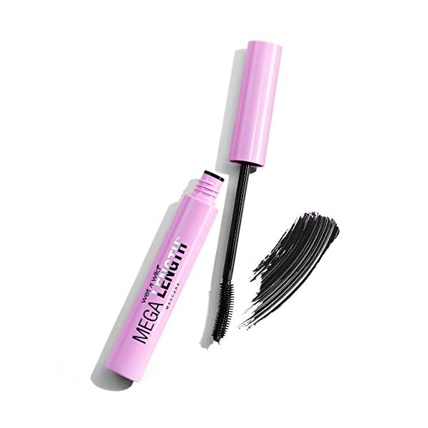 wet n wild Mega Length, Vitamin E Enriched Lengthening, Moisturizing, Softening Formula Precision Comb Brush, Cruelty-Free, Gluten-Free, Sulfate-Free & Vegan - Very Black
