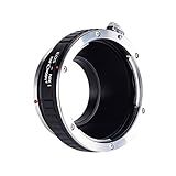 K&F CONCEPT マウントアダプター EOSレンズ 1カメラ対応 Canon対応 EF マウントレンズ 変換 ニコン対応1 カメラ装着用 ニコン対応1カメラ レンズアダプター メーカー直営店