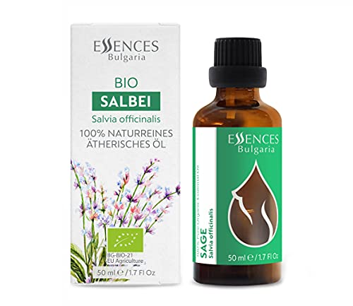 Biologische Salie (Salvia officinalis) natuurlijke etherische olie, 100% puur, onverdund, therapeutische klasse, hoogste… - Afbeelding 3