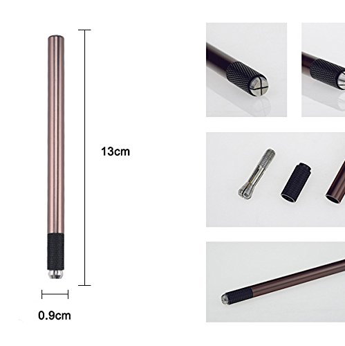 Qmybrow Stainless Steel Brows Microblading Tool 10Pcs Microblade Handle Permanent Makeup Supplies #TOP3