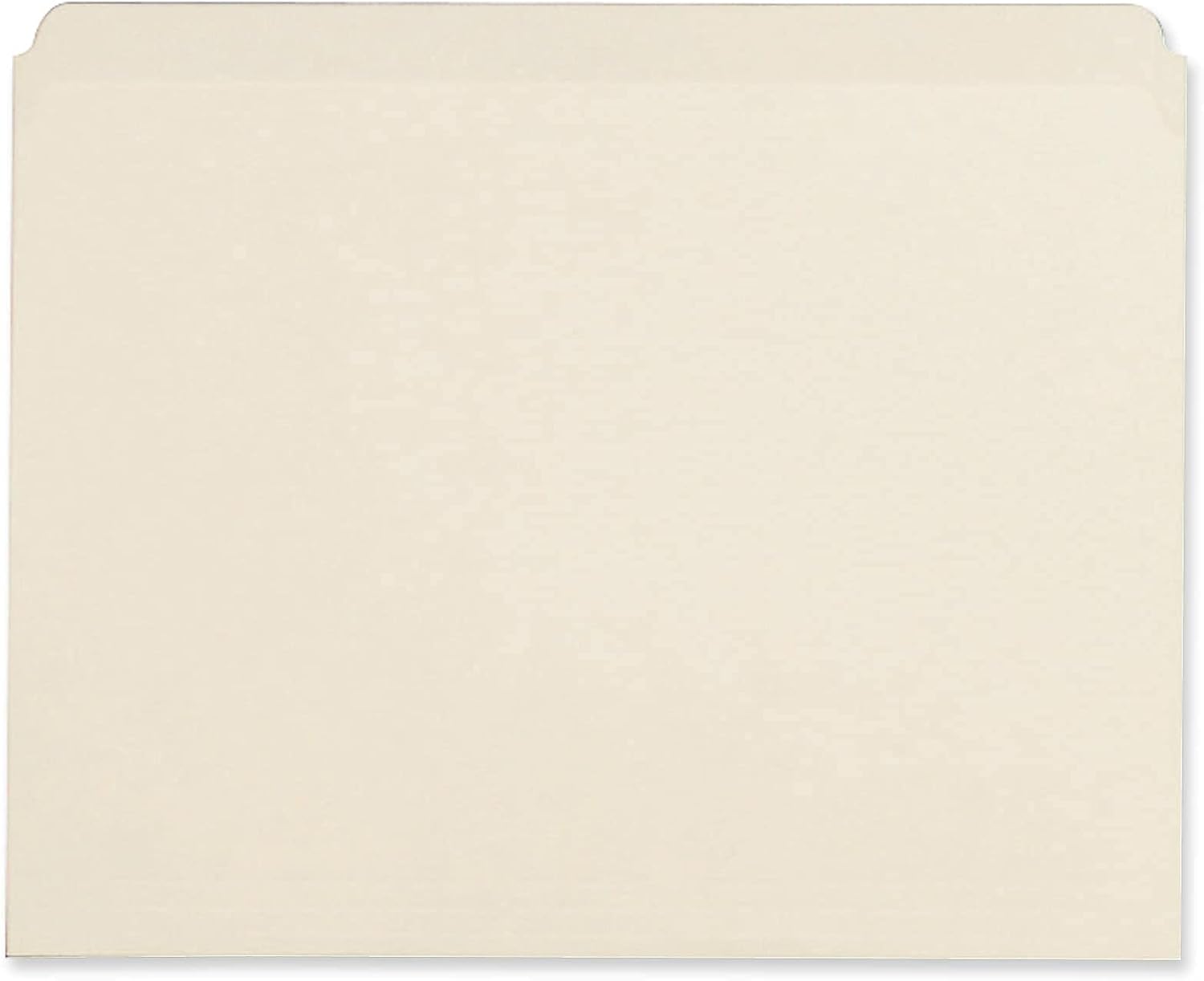 Business Source Straight Cut 1-ply Manila File Folders, Letter, 8 1/2" x 11" Sheet Size (43565)