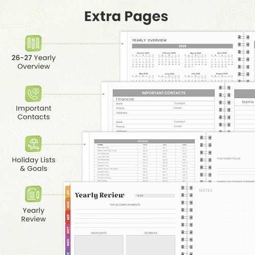Oucaru 2026 - 2027 Academic Planner - 5.84 w/ Code + 50% Off Code IEQAO86D - image 5