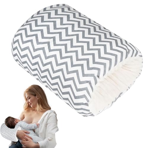 Image of HOWUKE Baby Nursing Arm Breastfeeding Pillow, Breast Feeding Pillows for Babies, Bottle Feeding Travel Pillows for Newborn