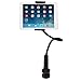 Aduro Solid-Grip iPad Stand Holder 360 Adjustable Universal Gooseneck Lazy Tablet Stand for Desk – Swivel Durable Rubberized Video Mount for Recording Holder (Black)