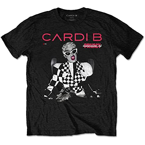 Image of Cardi B Transmission Official Tee T-Shirt Mens Unisex (Medium) Black