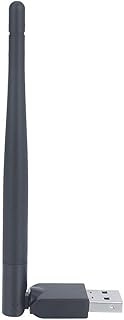Useful and Nice1 Pcs USB WiFi Adapter Wireless Adapter USB WiFi Stick 2dBi WiFi Antenna for PC/Laptop Black Creative and Exquisite Workmanship