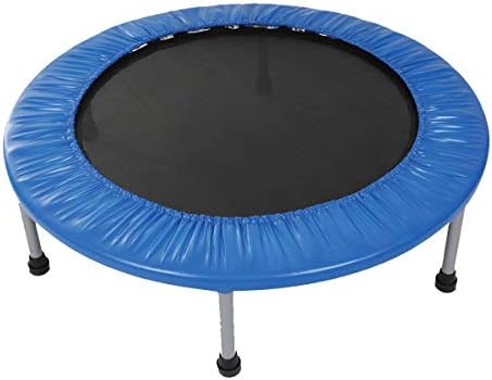 FA Sports Fit Tiny Indoor Fitness Trampoline, Foldable, Ø 102cm, Black and Blue