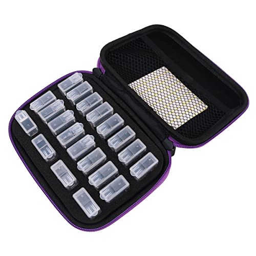 Tiardey 20pcs Diamond Painting Storage Containers Diamond Storage Box with Tools,Portable Bead Storage Container,Diamond Painting Accessories kit - Image 4