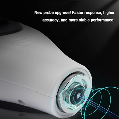 Medidor digital de grosor de recubrimiento, medidor Fe/NFe para medir profundidad de pintura, reconocimiento automático de material, rango 0-1700μm, para medición no destructiva miniatura 3