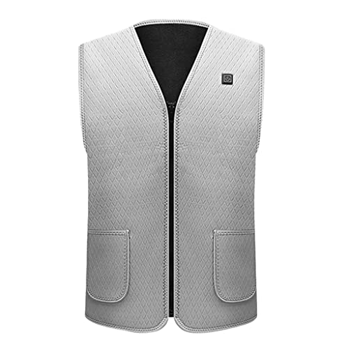 Image of Enakshi Mens Electric Heating Vest Winter Warm Up Jacket Battery Heated Coats L|Clothing, Shoes & Accessories | Mens Clothing | Coats & Jackets