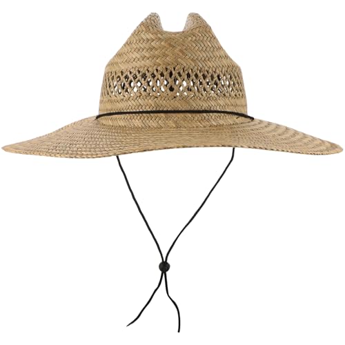 Chapeau de soleil anti-soleil contre la chaleur d'été en paille