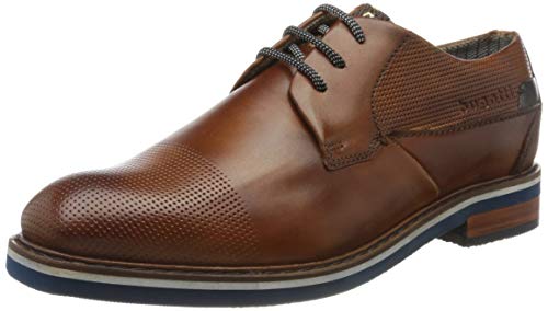 Bugatti Men's Derby Lace-Up, Brown Cognac 6300, 10.5 UK
